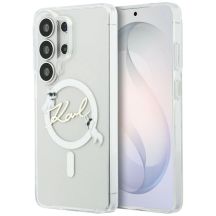 Karl Lagerfeld IML KC Script MagSafe Case for Samsung Galaxy S26 Ultra - Transparent