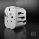 9. SBS TEADAPTUSBTCUNI USB-C USB-A Universal Travel Adapter - White