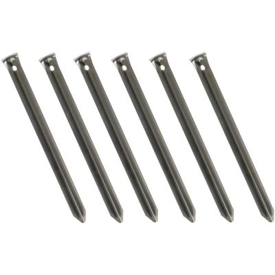 8. TENT PEGS 23CM SET 6 PCS METAL