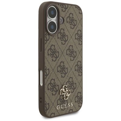 4. Guess 4G Small Classic Logo MagSafe Case for iPhone 17 - Brown