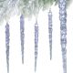 6. CRYSTAL ICICLES HANGING DECORATION 22CM 4PCS