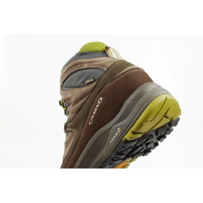 7. Aku Gea Gore-tex men's leather ankle trekking shoes brown