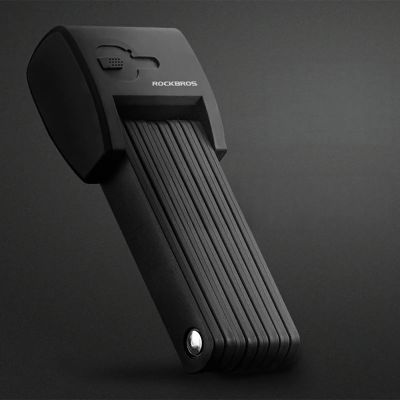 9. Rockbros 32210826001 Fingerprint Bike Lock - Black