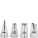 GEFU 13761 Stainless Steel Cookie Decorating Tool Set