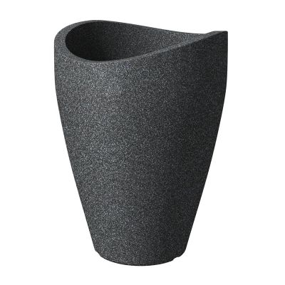 2. Scheurich 4033083542675 Outdoor Planter Potted Planter Freestanding Plastic Black