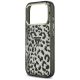 6. Guess Leopard Glitter MagSafe Case for iPhone 17 Pro - Black