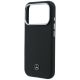 6. Mercedes Leather Semi Wrap Grill Pattern MagSafe Case for iPhone 17 Pro - Black