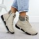 5. Comfortable Beige Women’s Ankle Boots Rieker 45955-60