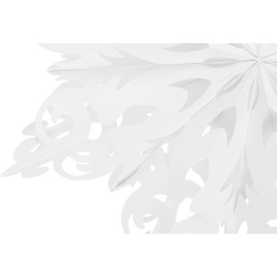 9. PAPER DECORATION SNOWFLAKE DIA. 64 CM WHITE