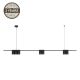 PORI seven-times pendant lamp GU10 ML0370 black