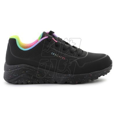 11. Skechers Uno Lite Rainbow Speckle Jr 310456L-BKMT shoes