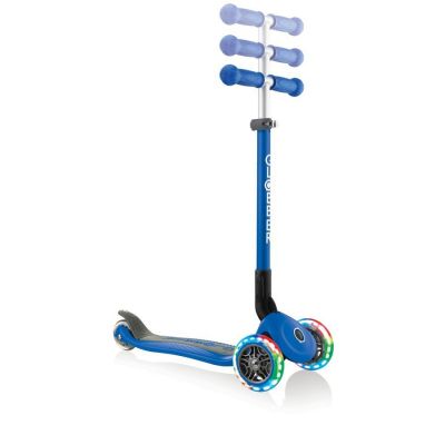 10. Globber Primo Foldable Lights 3-Wheel Scooter 432-100-2 HS-TNK-000013800