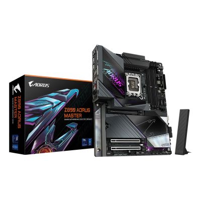 9. GIGABYTE Z890 AORUS MASTER motherboard Intel Z890 LGA 1851 (Socket V1) ATX