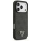 4. Guess Leather 4G Triangle Strass MagSafe Case for iPhone 18 Pro / 17 Pro - Black