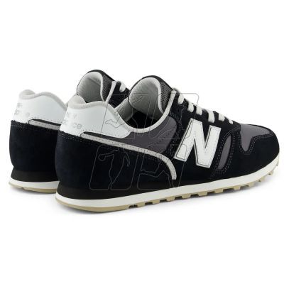 8. Men's New Balance NB 373 sneakers lifestyle sports shoes black (ML373AK2)