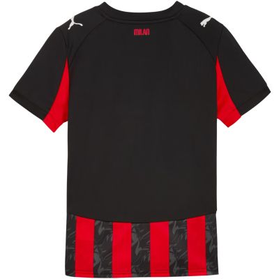 4. Puma AC Milan Home Jersey Replica Kids T-Shirt Black and Red 779965 01