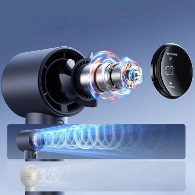 6. Jisulife Handheld Fan Pro1 3600mAh FA53 (ABS) Mini Blower Portable USB Fan - Blue