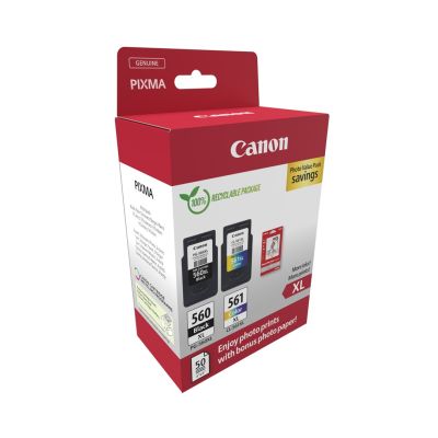 2. Canon 3712C008 ink cartridge 2 pcs Original High (XL) yield Black, Cyan, Magenta, Yellow
