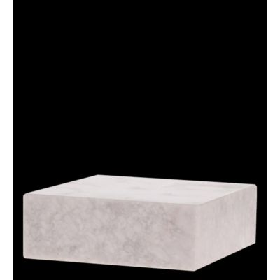 2. WHITE FIGURINE PEDESTAL