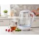 10. Esperanza Salto Angel EKK011W electric kettle (2200W 1.7l; white)
