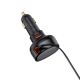 5. Baseus Enjoyment Pro 55W USB-A Car Charger with Retractable Lightning Cable - Black