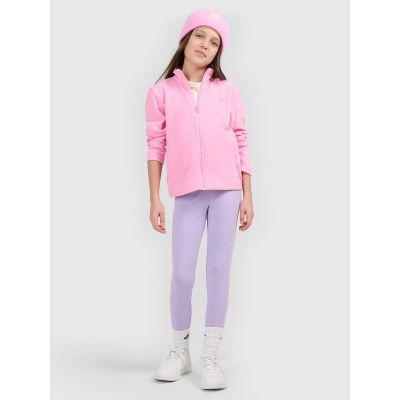 3. Regular fleece without hood for girls 4F 4FJRSS26TFLEF507-56S