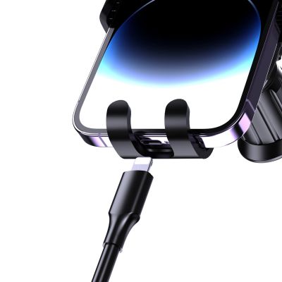 10. Dudao F5N+ gravity car holder with suction cup for windshield or dashboard - black