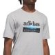 4. adidas Sportsman Mountain Graphic Men's T-Shirt Light Gray KC9253