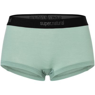 Women's Sports Boxer Briefs SUPER.NATURAL W Tundra 175 Boyfriend Hipster, green