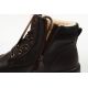 4. Wrangler men's shoes Gillen Fur brown insulated ankle boots fashionable