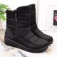 9. Insulated snow boots with a zipper NEWS W EVE377A black