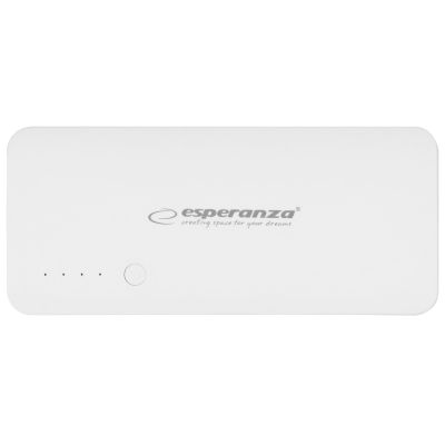 4. Power Bank Esperanza Radium EMP106WE (8000mAh; microUSB, USB 2.0; white)
