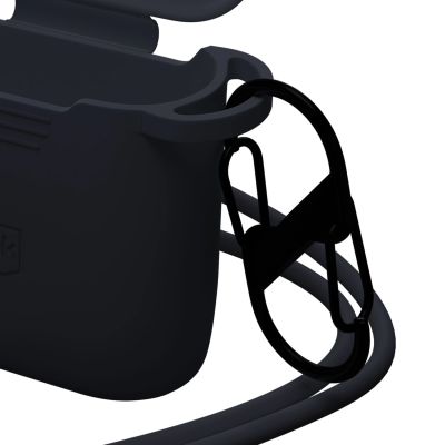 11. 3mk Silicone AirPods Case for Apple AirPods 2 - Black