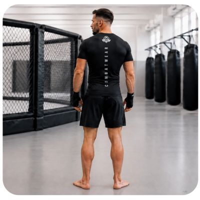 6. Black Men’s COMBATWEAR Compression Shirt | DBX Bushido