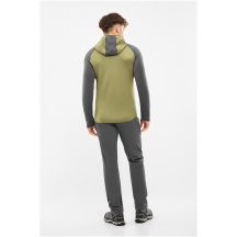 VIKING Birger Man men's hooded sweatshirt, green and gray, XXXL