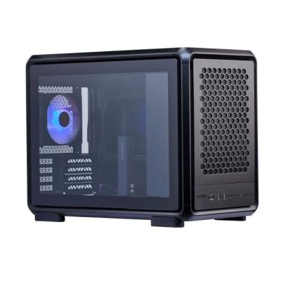 Cooler Master MasterFrame 400 Mesh PC Gehäuse, Midi-Tower, Micro-ATX, ARGB, Tempered Glass - black