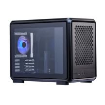 Cooler Master MasterFrame 400 Mesh PC Gehäuse, Midi-Tower, Micro-ATX, ARGB, Tempered Glass - black