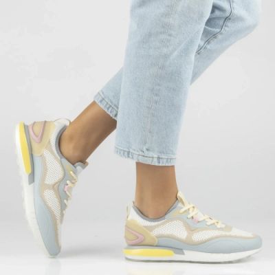 6. Beige women's sports shoes Filippo DP7843