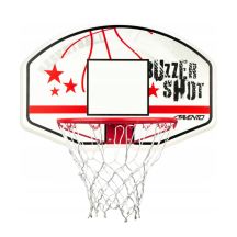 Avento Waterproof Wall-Mounted Basketball Backboard with Hoop, 90 x 60 cm – 47RB-WHT