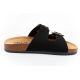 4. Lee Cooper women's slip-on shoes, black suede, comfortable, lightweight