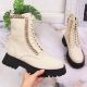 11. Leather ankle boots with a chain insulated Artiker W HBH40