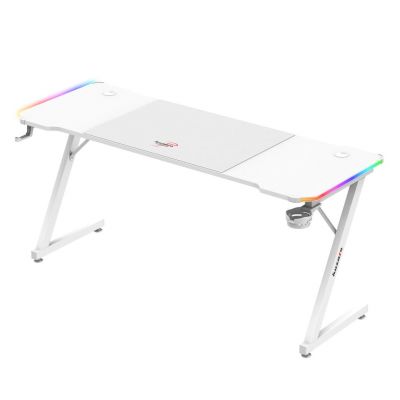 Huzaro Hero 4.8 White RGB Gaming Desk