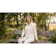 7. Women’s Fleece Jacket Geographical Norway TICARINA OFF WHITE DB LADY 0124 (WZ8084F/GN-OFF WHITE)