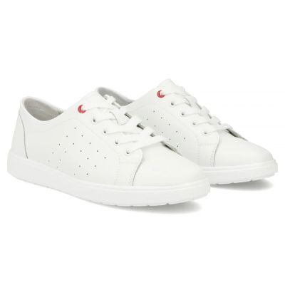 4. Women's white leather shoes Filippo DP7556
