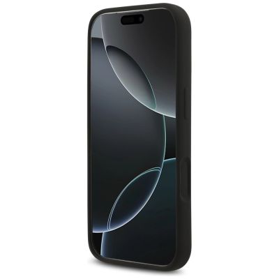 5. Karl Lagerfeld Silicone Karl&Choupette Ring MagSafe Case for iPhone 17 Pro - Black