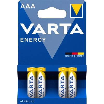 2. VARTA Energy LR3 AAA alkaline battery pack (x 4)