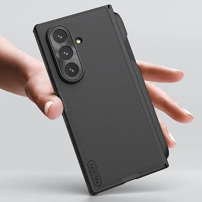 8. Nillkin Super Frosted Shield Fold Magnetic Case for Samsung Galaxy Z Fold 7 Compatible with MagSafe - Black