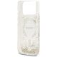 7. Guess Resin Bottom Glitter MagSafe Case for iPhone 18 Pro / 17 Pro - Gold
