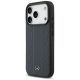 2. Mercedes Leather Laurel Leaves Stripes MagSafe Case for iPhone 17 Pro - Blue