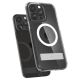 7. Spigen Ultra Hybrid S MagSafe Case with Stand for iPhone 15 Pro - Transparent